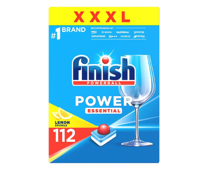 Akcesoria do zmywarek FINISH Tabletki Power Essential 112 lemon